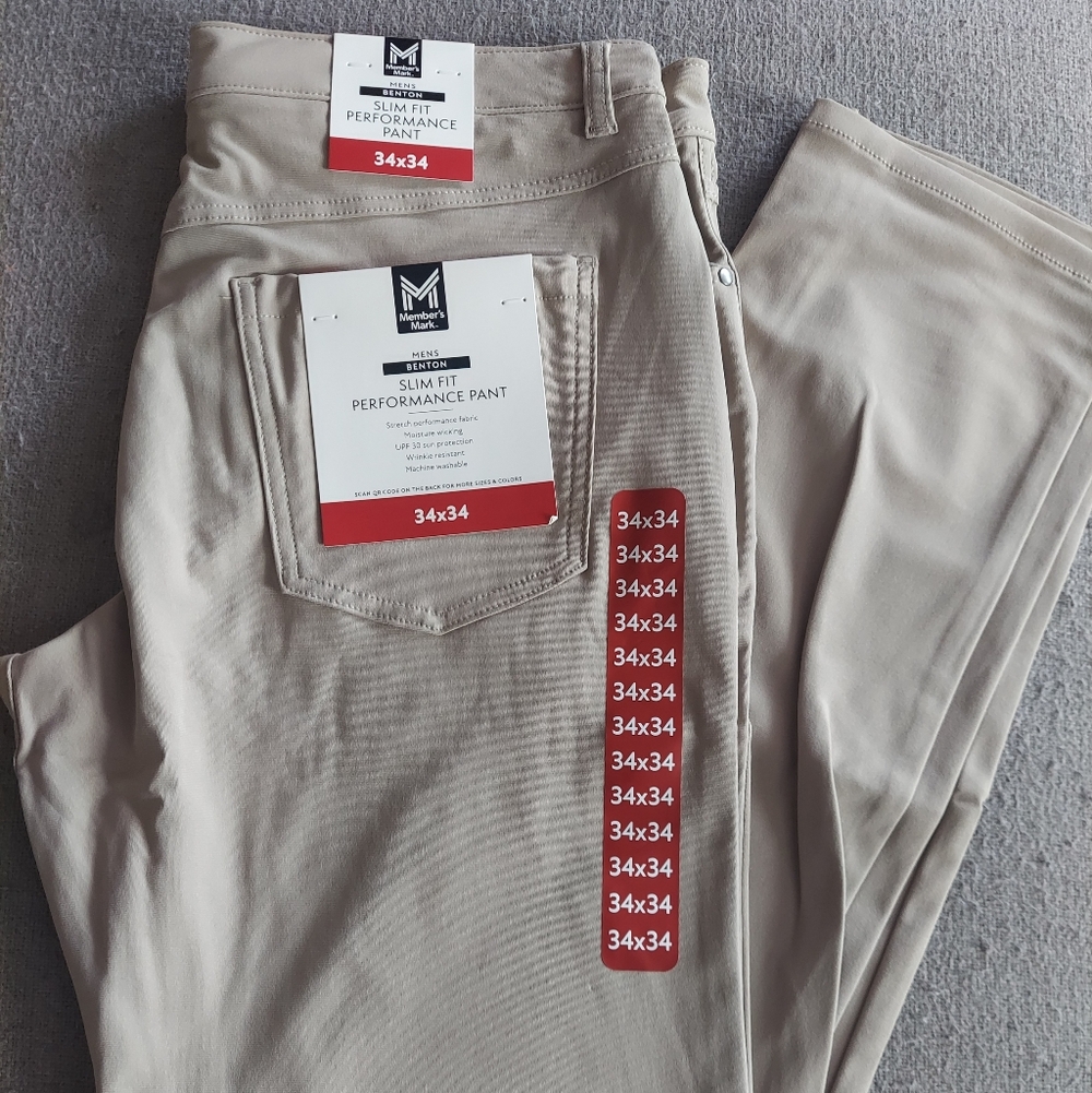 Slim Fit Performance Pants - Picture 3 of 3